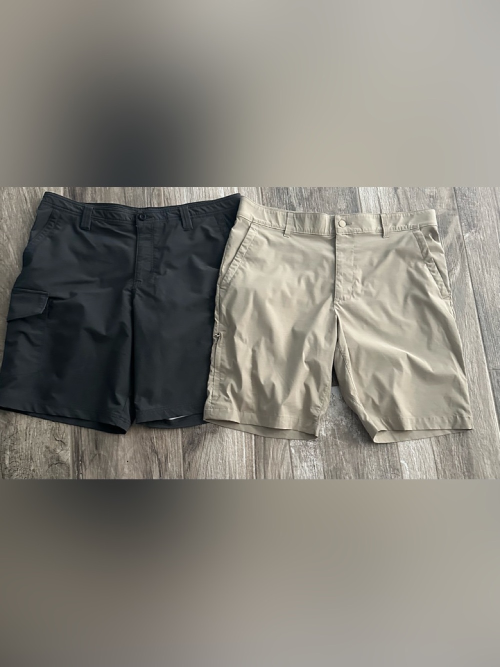 George Men's Shorts - Black & Khaki Set of 2